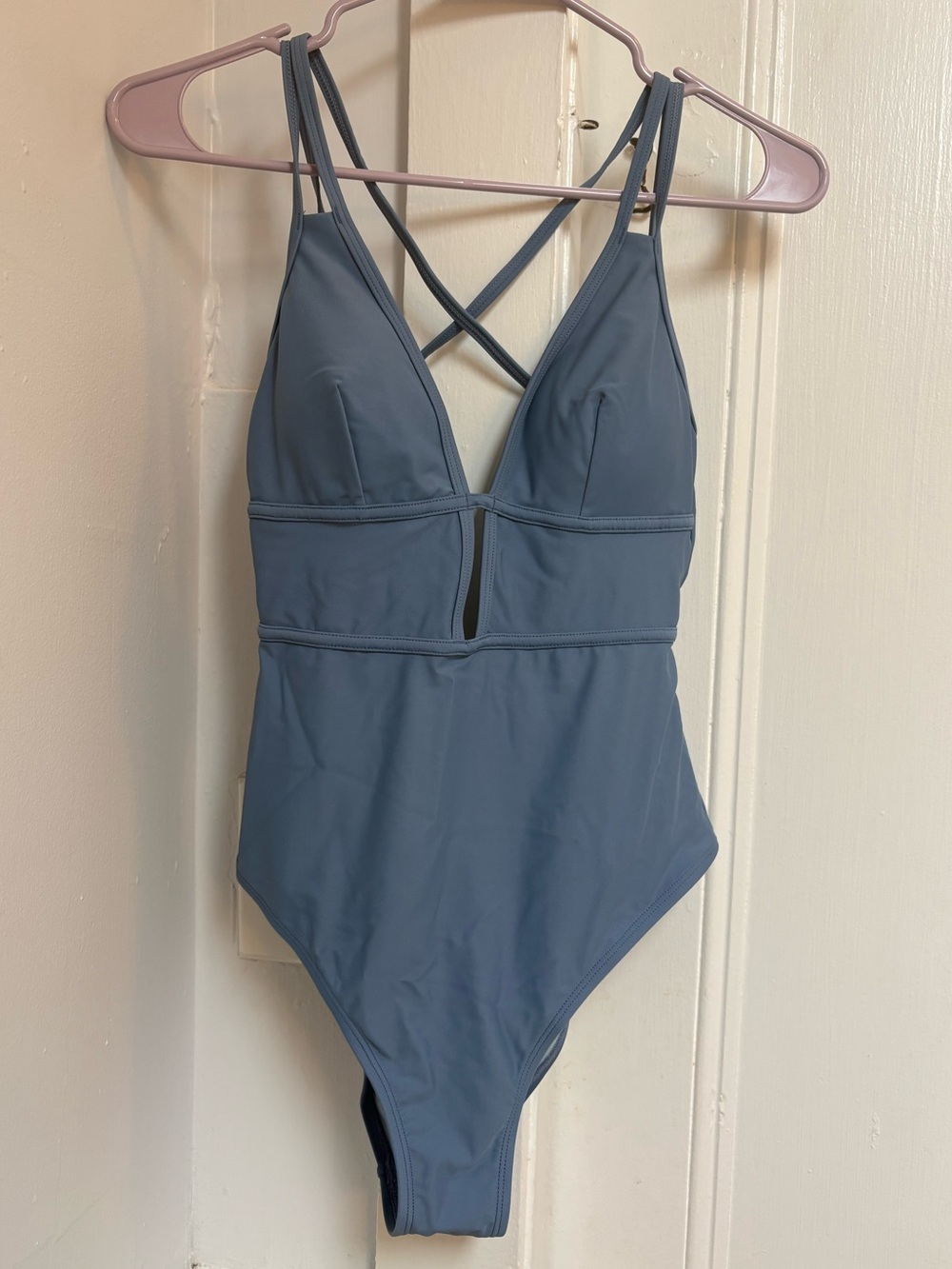 BNWT Cupshe Plunging Tummy Control Strappy Back One-Piece Swimsuit